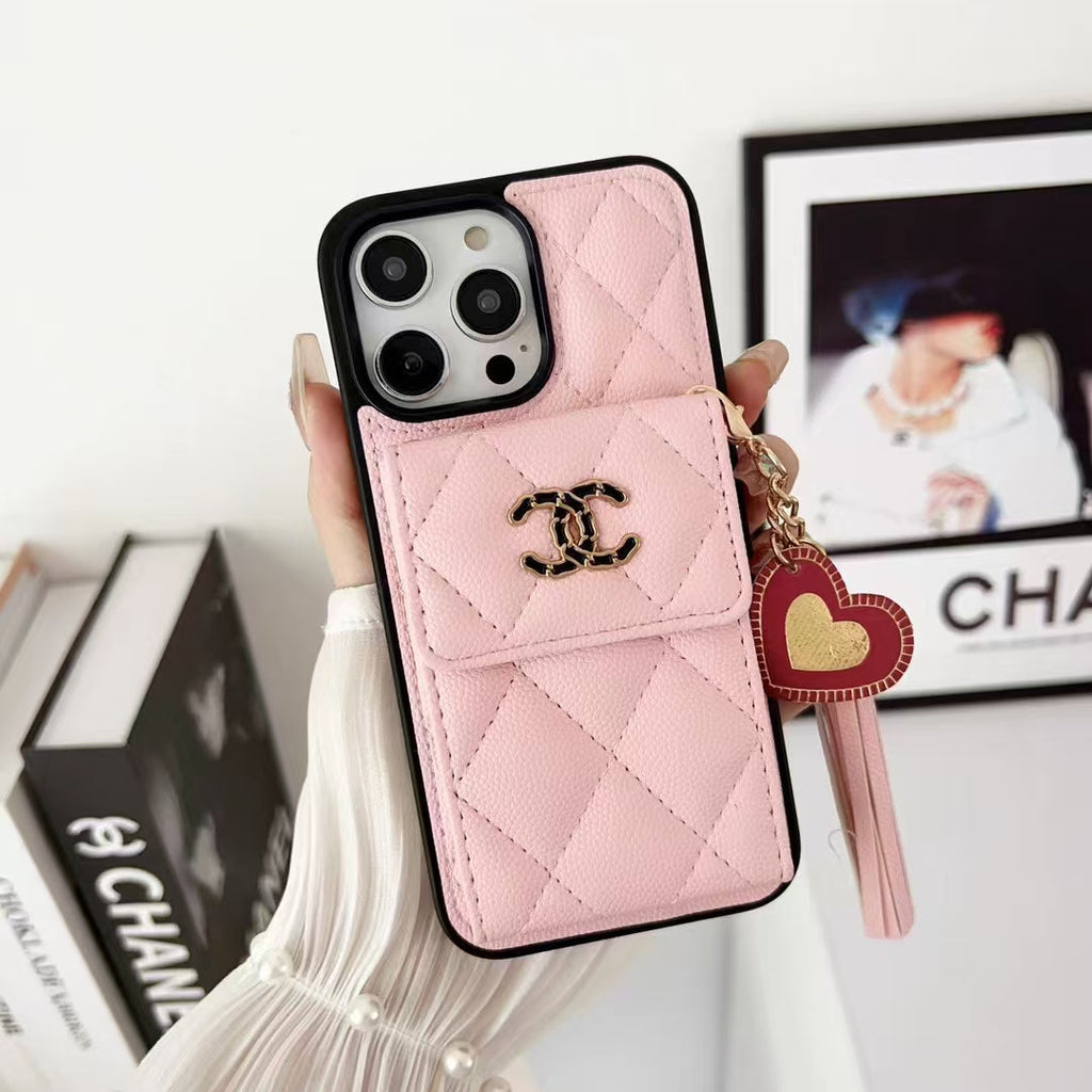 Card Holder Embroidered Phone Case for iphone