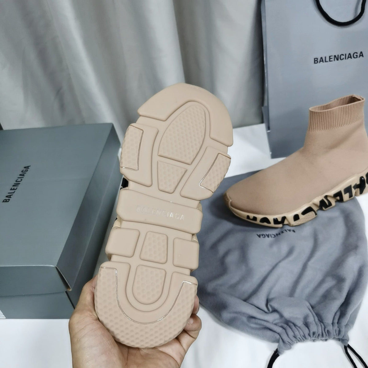 B A L E N C I A G A =SOCKS Sneakers= [5 Colours Available]