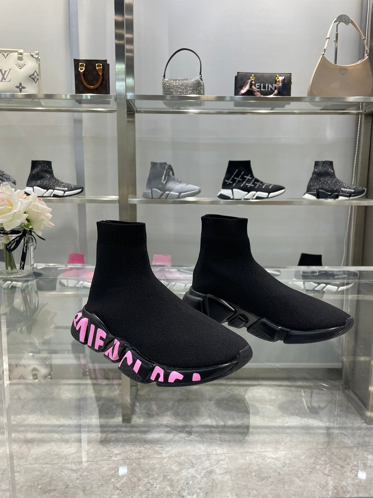 B A L E N C I A G A =SOCKS Sneakers= [5 Colours Available]