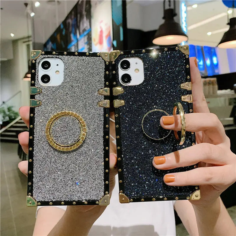 Bling Glitter Square Case