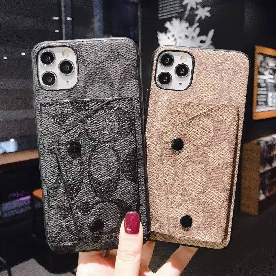 Coin purse leather phone case